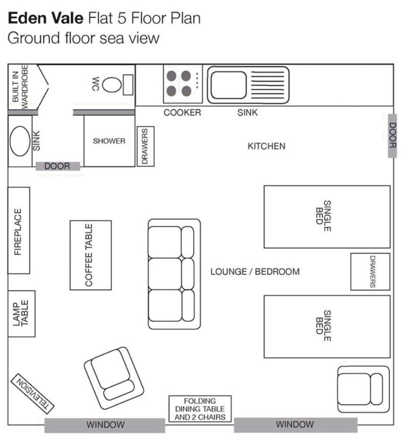 Eden Vale Ground Floor Sea View Apartment Моркам Экстерьер фото